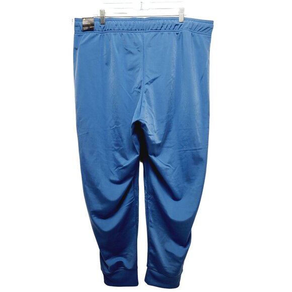 Adidas joggers Pants Mens Blue Tapered Leg Slim Fit 2X plus size - Picture 2 of 14